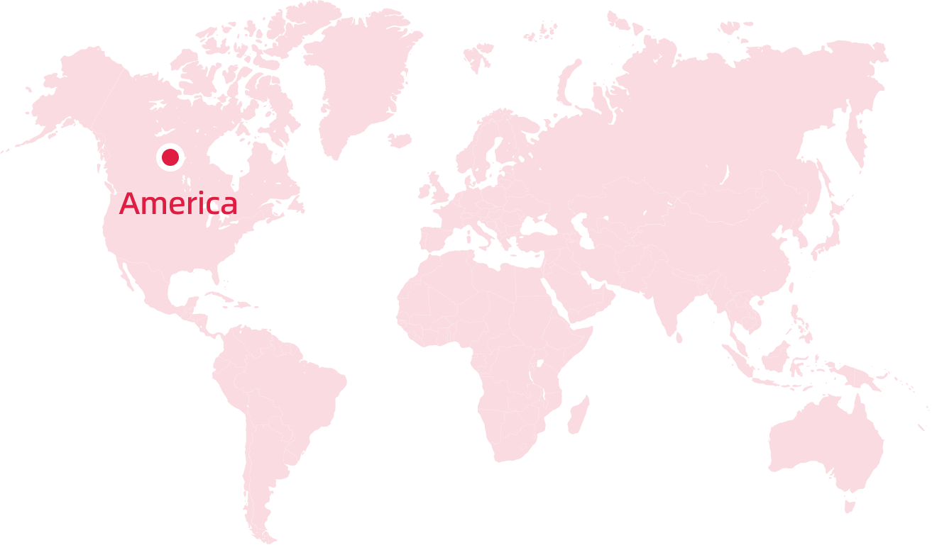 America delivery coverage map